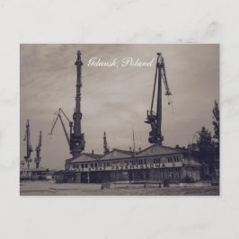 Danzig, Polen Postkarte