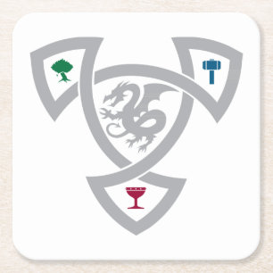 DAoC Square Untersetzer mit Knoten