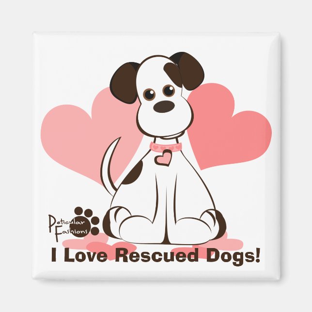 Daphne der Adoptiert Hund Magnet (Vorne)