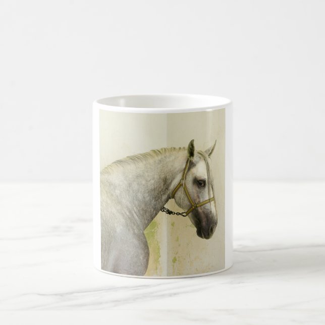 Daple Gray Andalusisches Pferd Tasse (Mittel)
