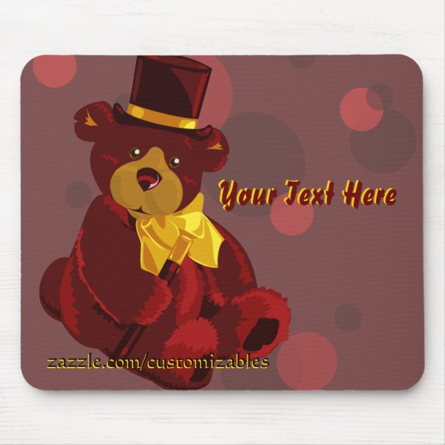 Dapper Bear Mousepad (Vorne)