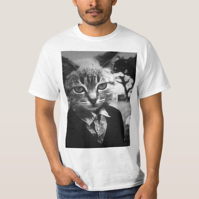 Dapper Cat T-Shirt (Vorderseite)