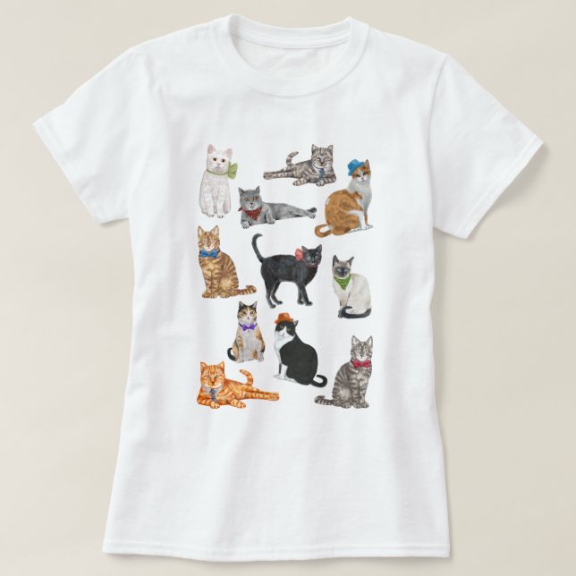 Dapper Cats T-Shirt (Design vorne)