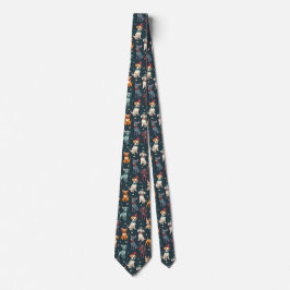 Dapper Dogs in Bow Ties and Top Hats Pattern  Krawatte