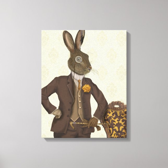 Dapper Hare Leinwanddruck (Vorderseite)
