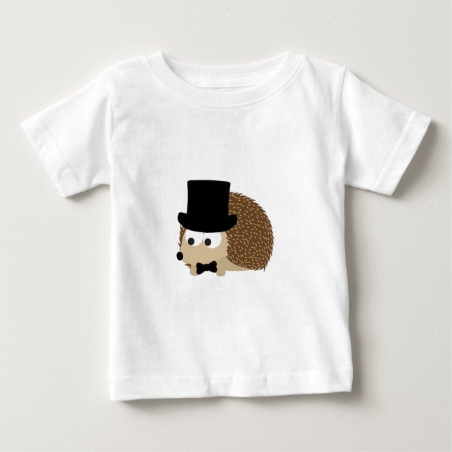Dapper Igel Baby T-shirt (Vorderseite)