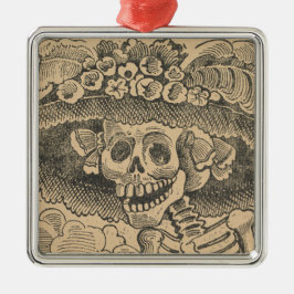 Dapper Skeleton (Calavera Catrina) (Eleganter Schä Ornament Aus Metall
