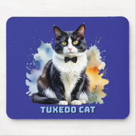 Dapper Tuxedo Cat Mousepad