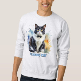 Dapper Tuxedo Cat Sweatshirt