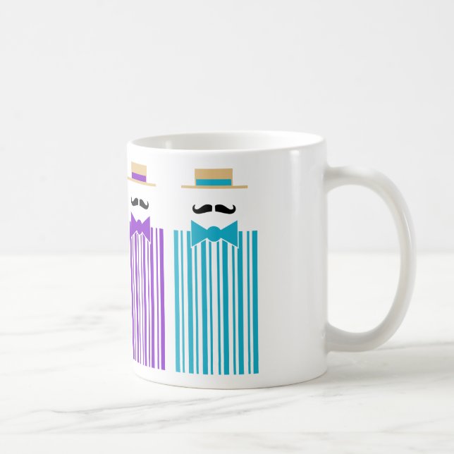 Dappers Kaffee-Getränk-Tasse Kaffeetasse (Rechts)