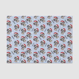 Dapple Dackel Weihnachts-Individuelle Name Niedlic Seidenpapier