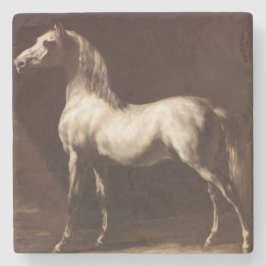 Dapple Gray Horse (von Théodore Géricault) Steinuntersetzer
