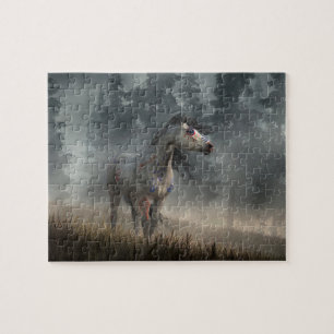Dapple Gray War Horse Puzzle