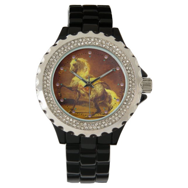 DAPPLED GRAY HORSE ARMBANDUHR (Vorderseite)