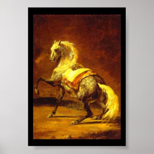 DAPPLED GRAY HORSE POSTER
