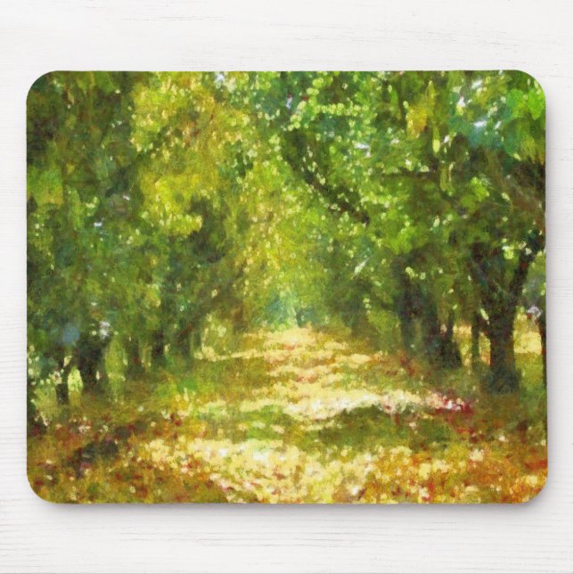 Dappled Light of Day Dreams Tremola Art Collection Mousepad (Vorne)