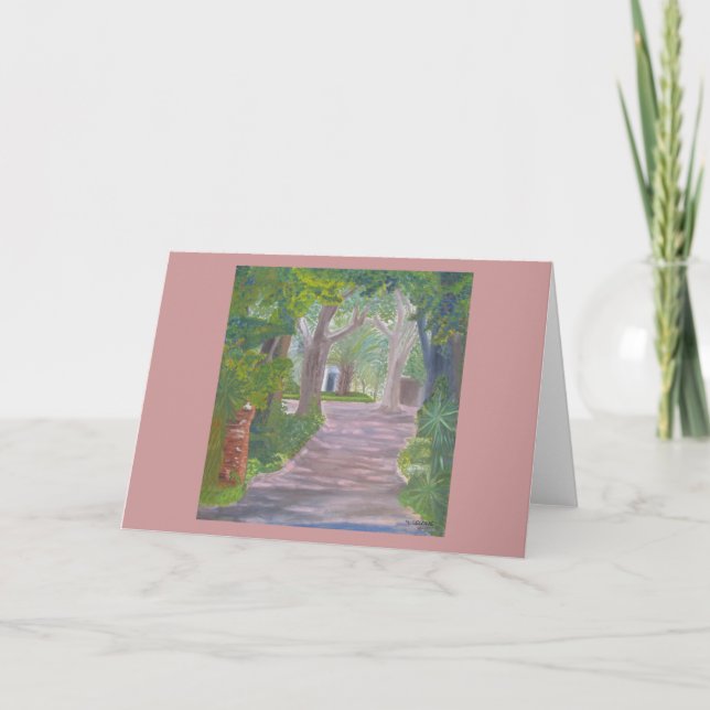 Dappled Shade Drive Karte (Vorderseite)