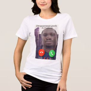 Daquavious Pork nennt John Pork Meme Joke Odd Tri-Blend Shirt