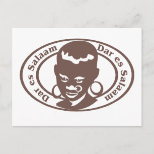 Dar es Salaam Briefmarke Postkarte