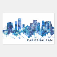 Dar es Salaam Tansania Skyline Blue