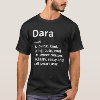 DARA Definition Personalisiert Name Funny Birthday