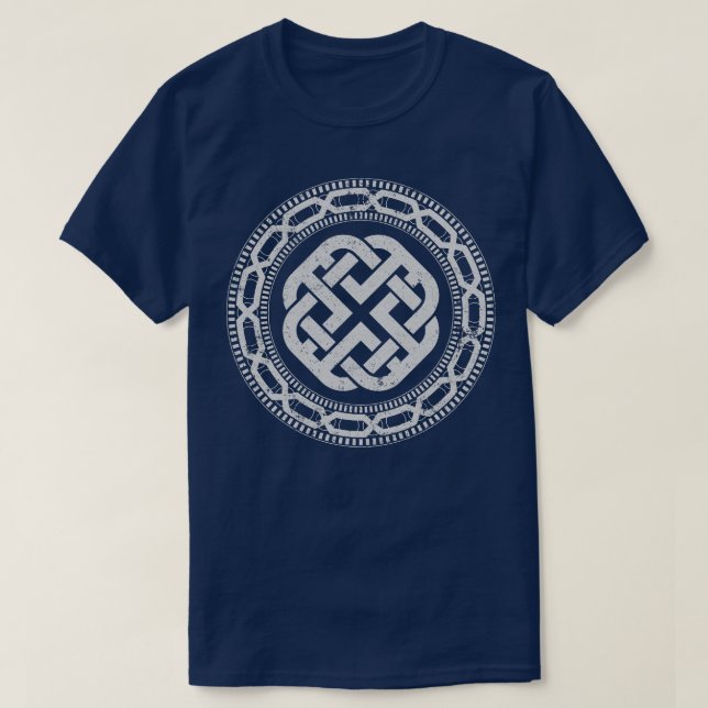 Dara Knot Norse Runes Viking Northmen Mythologie T-Shirt (Design vorne)