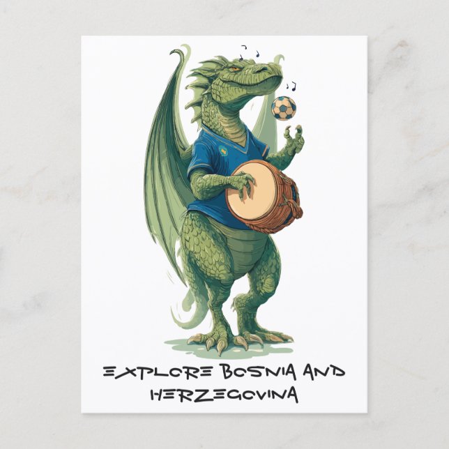 Darbuka Dragon Midfielder Postkarte (Vorderseite)