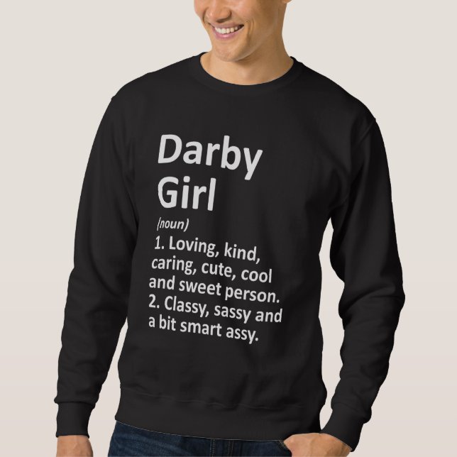 DARBY GIRL PA PENNSYLVANIA Funny City Zuhause Root Sweatshirt (Vorderseite)