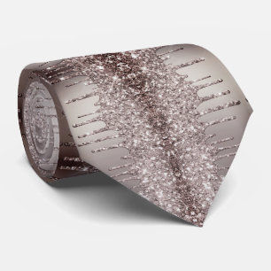 Darck Gold Glitzer Funkelnd Tropfens Neck Tie Krawatte