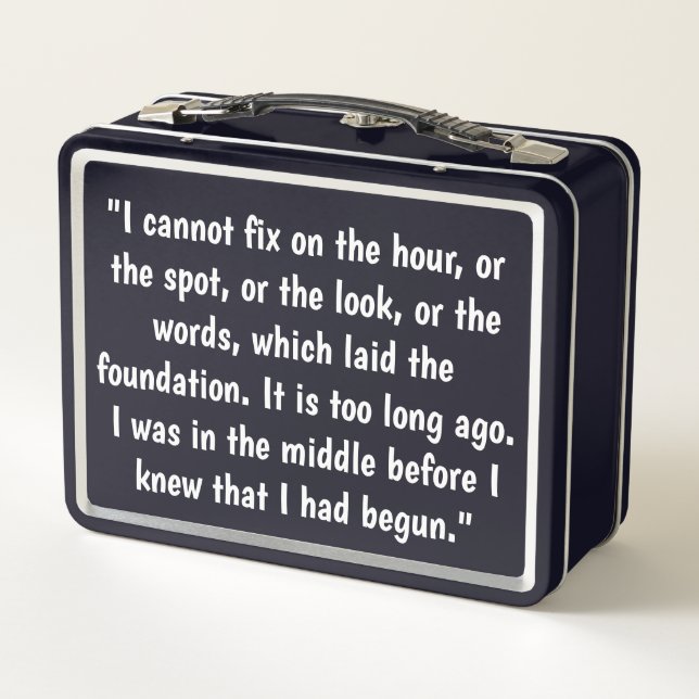 Darcy and Elizabeth Metall Brotdose (Rückseite)