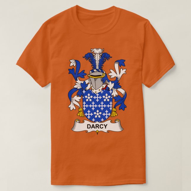 Darcy Coat of Arms Family Crest  T-Shirt (Design vorne)