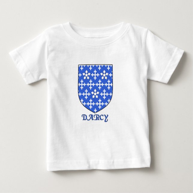 Darcy Family Shield Baby T-shirt (Vorderseite)