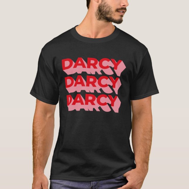 Darcy Obstinate Girl Price and Prejudice Jane Aust T-Shirt (Vorderseite)