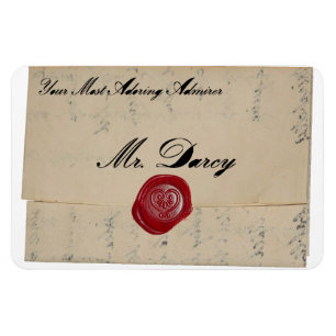 Darcy Regency Liebe Letter Magnet