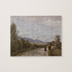 Dardagny, Morgen, c.1853 (Öl auf Leinwand) Puzzle