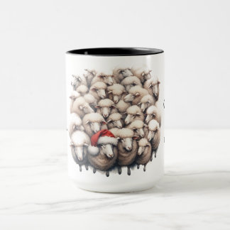 Dare be different Sheep Weihnachtskaffee Tasse