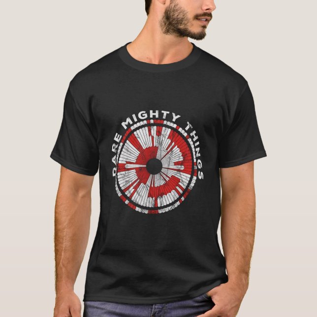 Dare Mighty Things Beharrlichkeit Mars Rover Parac T-Shirt (Vorderseite)