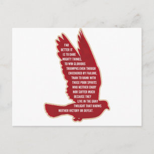 Dare Mighty Things Postkarte