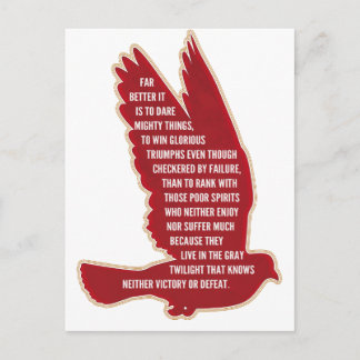 Dare Mighty Things Postkarte