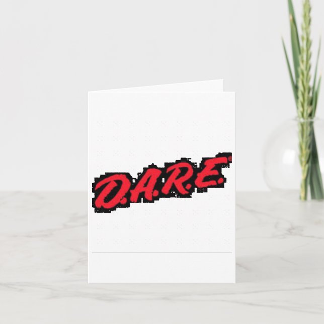 Dare Sticker Karte (Vorderseite)