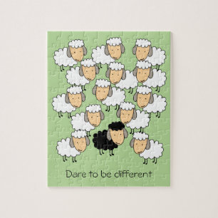 Dare to be Different Black Sheep Puzzle
