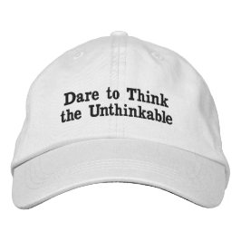 Dare to Think the Undenkbar Bestickte Baseballkappe