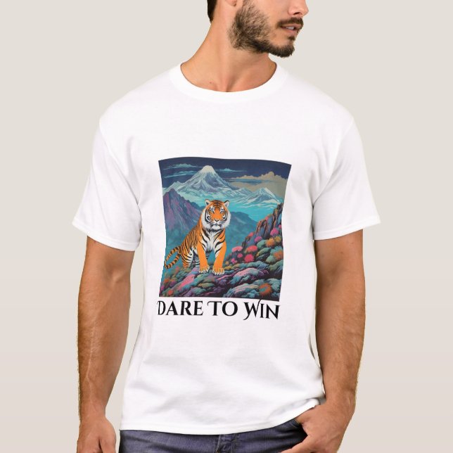 Dare to Win Tiger T - Shirt (Vorderseite)