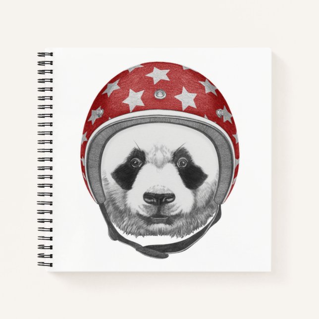 Daredevil Panda Notizbuch (Vorderseite)