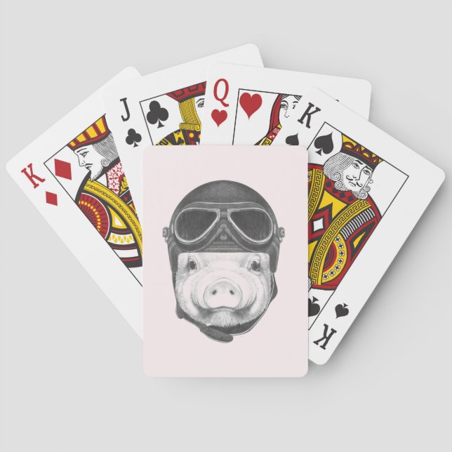 Daredevil Pig Spielkarten (Rückseite)