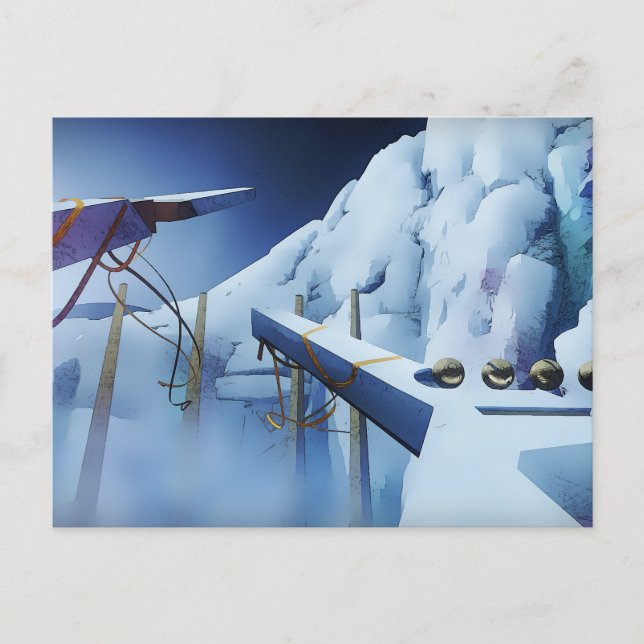 Dares Schlachtfeld-Postkarte Postkarte (Vorderseite)