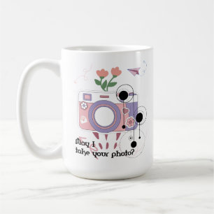 Darf ich dein Foto nehmen? Kaffeetasse