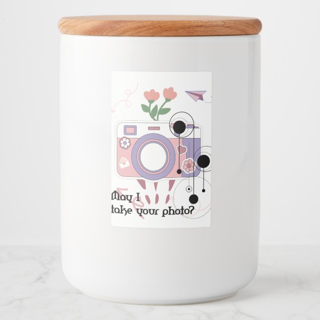 Darf ich dein Foto nehmen? Lebensmitteletikett (Vorderseite)