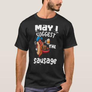Darf ich die Wurst Frauen Feinschmecker Wurst Lo T-Shirt