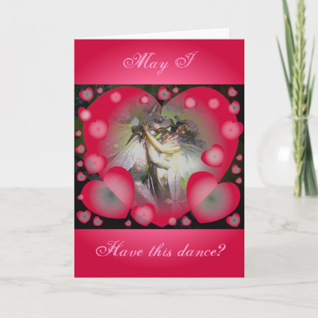 Darf ich diesen Tanz haben? Feiertagskarte (Vorderseite)